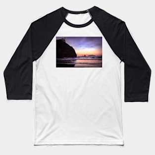 Houda Point beach at sunset Baseball T-Shirt